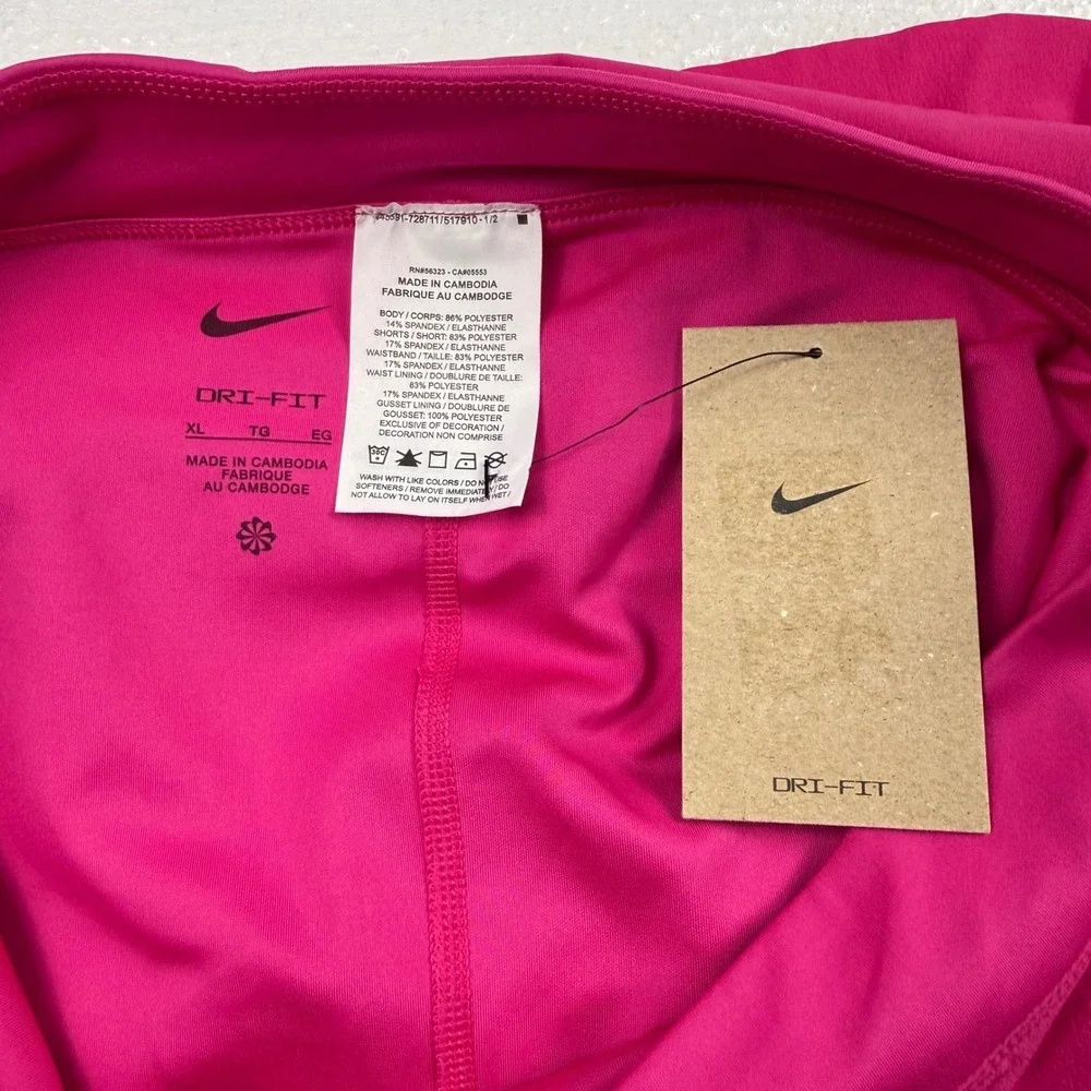 Nike Golf Girls XL Skort Pink Barbiecore‎ Pleated Dri-Fit Athletic Tennis Skirt - Picture 7 of 8